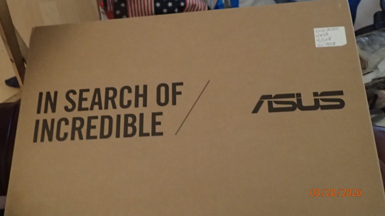 ASUS 15.6” Vivobook Go Intel Dual Core N4500/4GB/128GB SSD SEALED 1 YEAR MSO