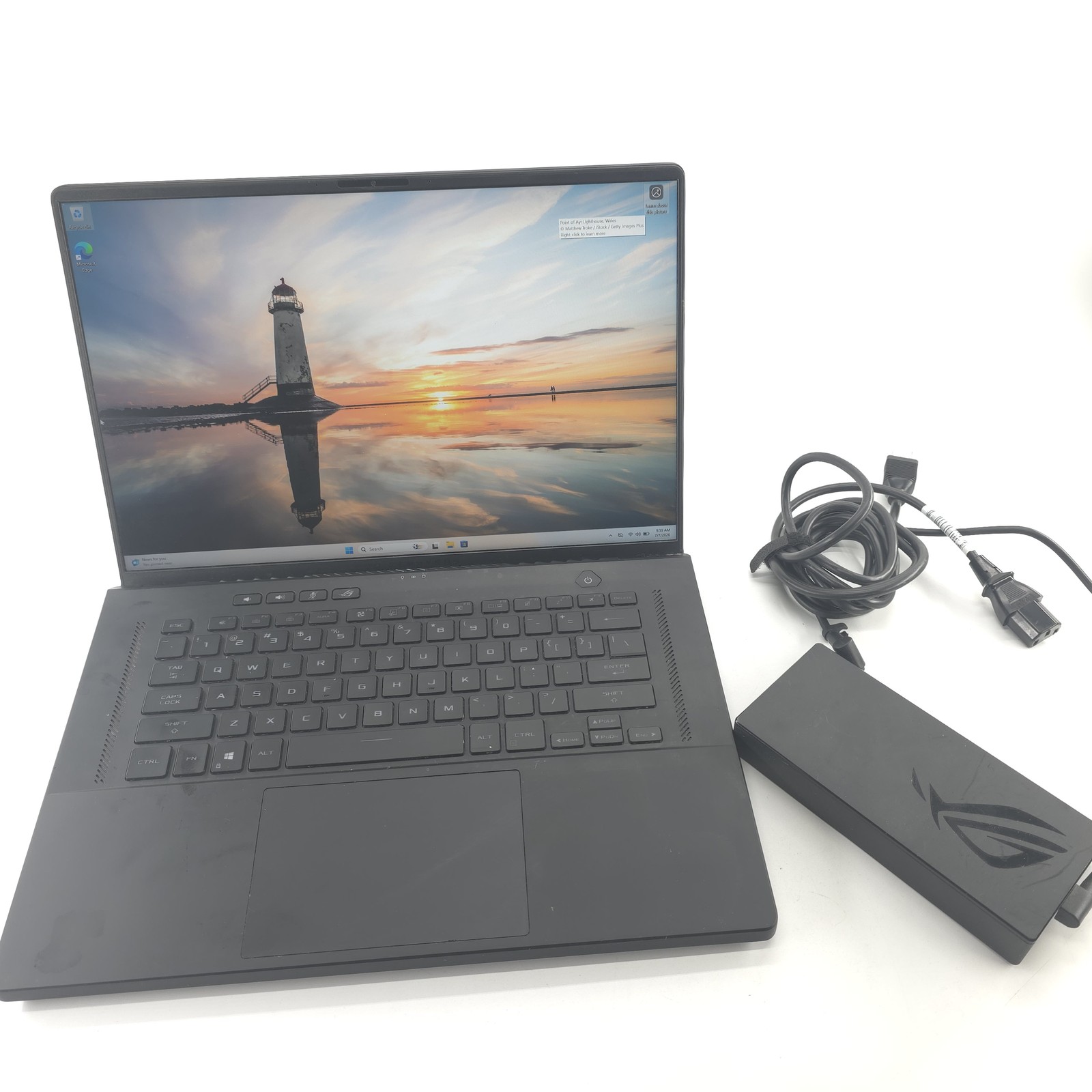 ASUS ROG Zephyrus M16 1TB SSD 2.5GHz Intel i9-11900H 16GB RTX 3060, SCREEN DAM.