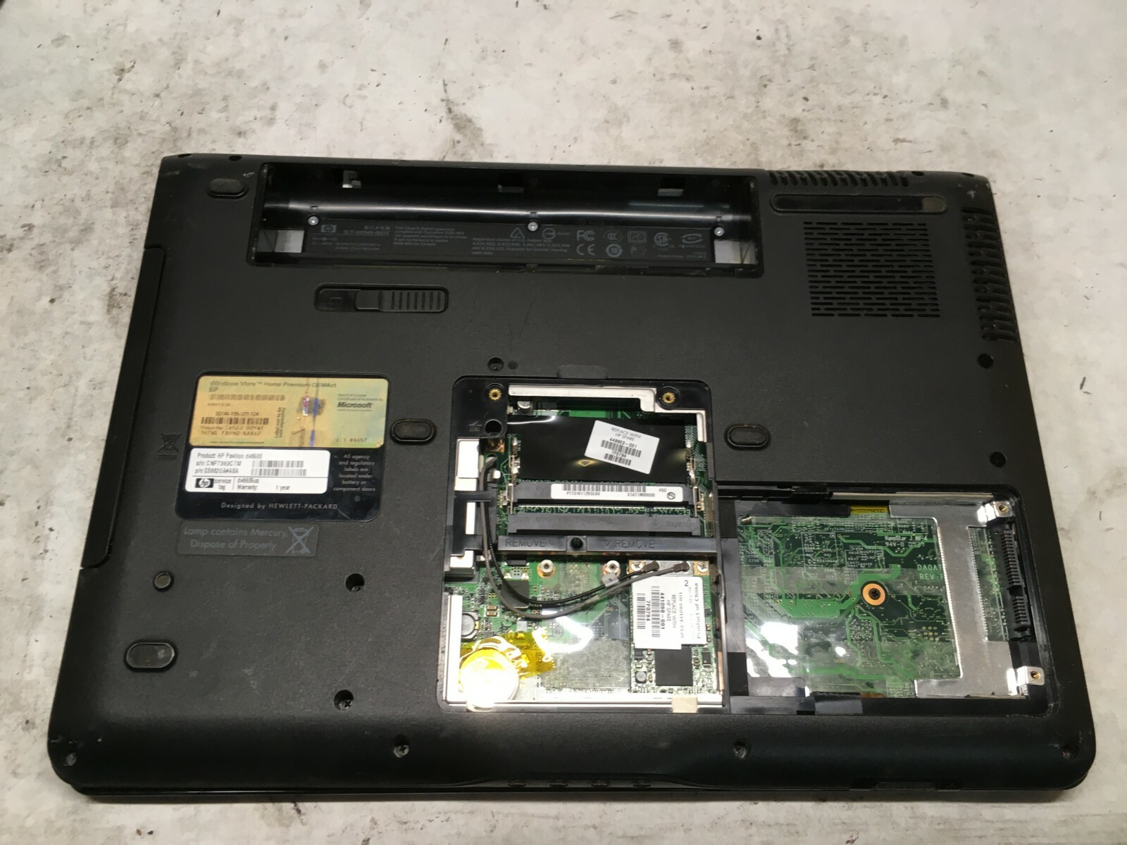 HP Pavilion dv6650us 15″ [AS IS] AMD Athlon 64 X2 TK-55 @ 1.8 GHz – JZ