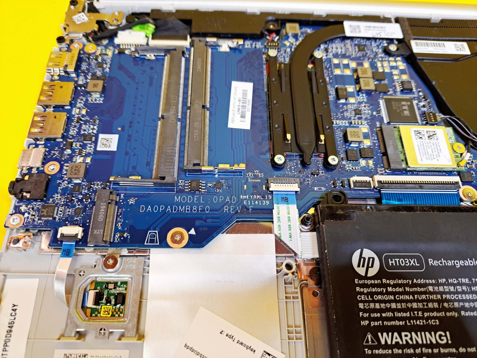 ⚡100% UNTESTED-MISSING PARTS⚡HP NOTEBOOK 14 PC 14-DQ1030CA INTEL CORE i5 LAPTOP