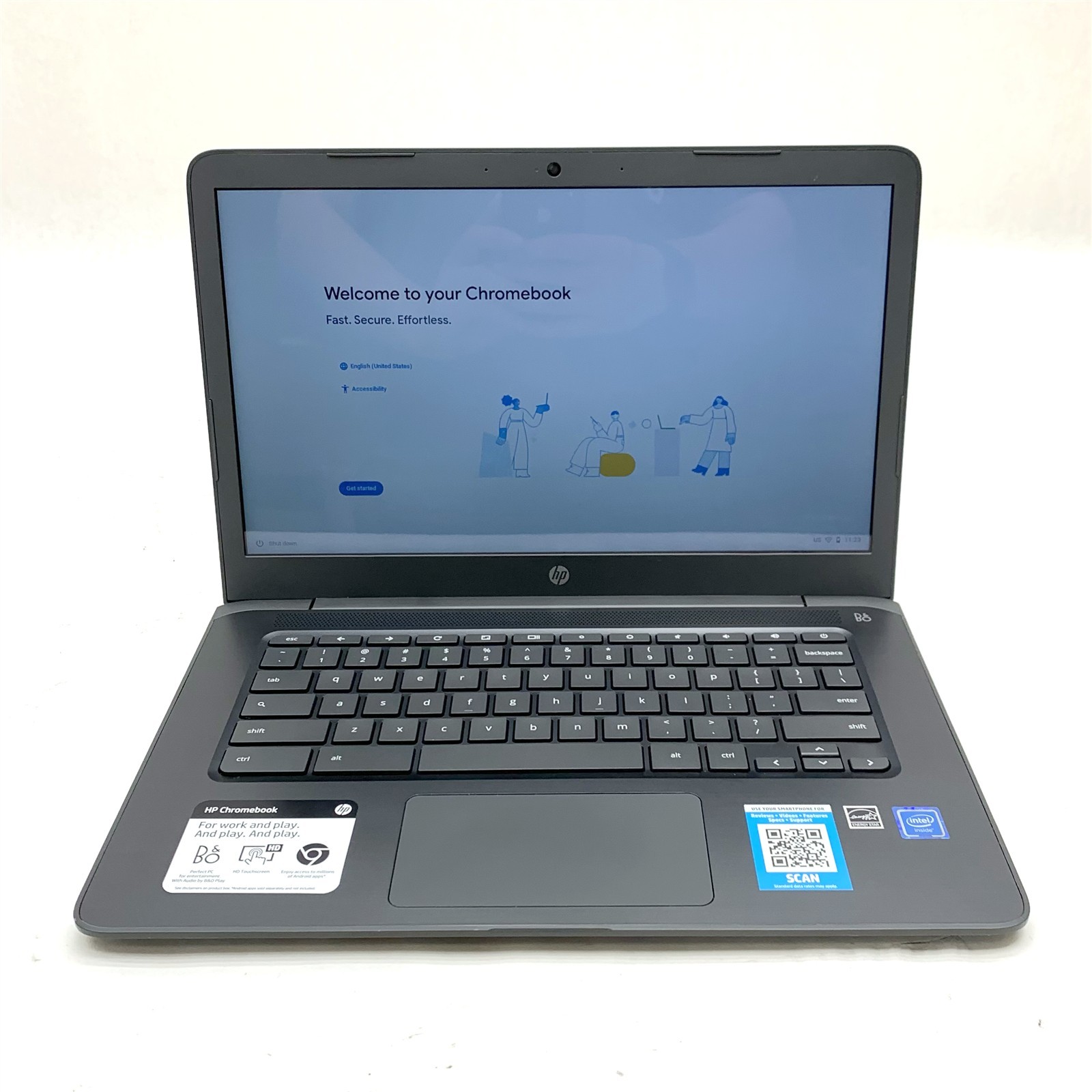 HP Chromebook 14-ca061dx 14″ Touch Celeron N3450 1.10 GHz 4GB 32GB NVMe ChromeOS