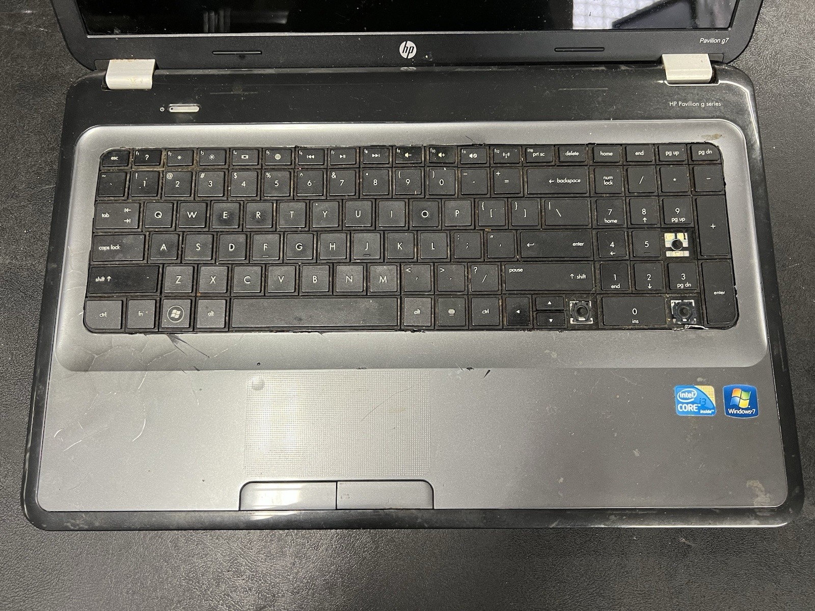 HP Pavilion g7-1338dx 17.3″ Intel Core i3 Processor Laptop For Parts