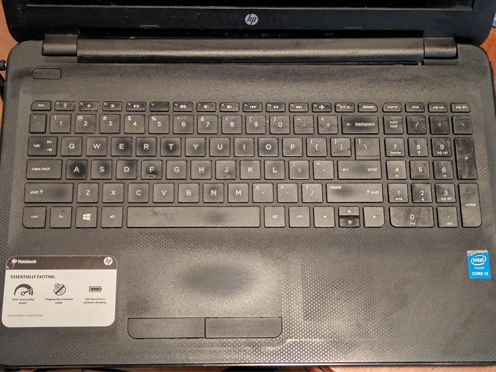 HP Laptop 15-ac121dx Intel i3-5010U 2.10GHz 6GB RAM HDD WIN 10 READ