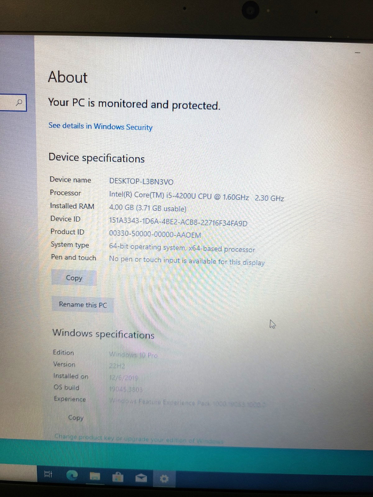 Lenovo ThinkPad X1 Carbon Laptop Intel Core i5 4th Gen 14″ Screen 4GB RAM 128GB