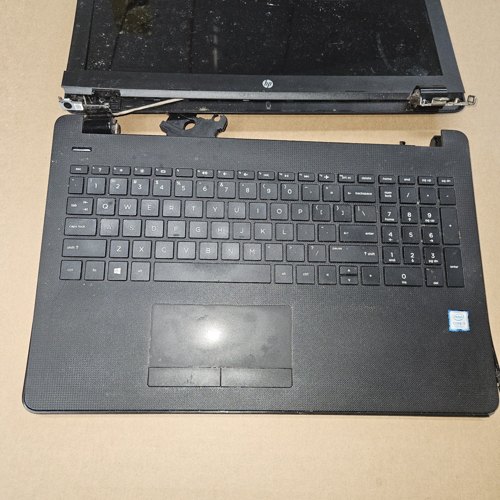 HP 15-BS 15.6″ Laptop For Parts Intel i5 7th Gen Motherboard LA-E801P NO RAM/ HD