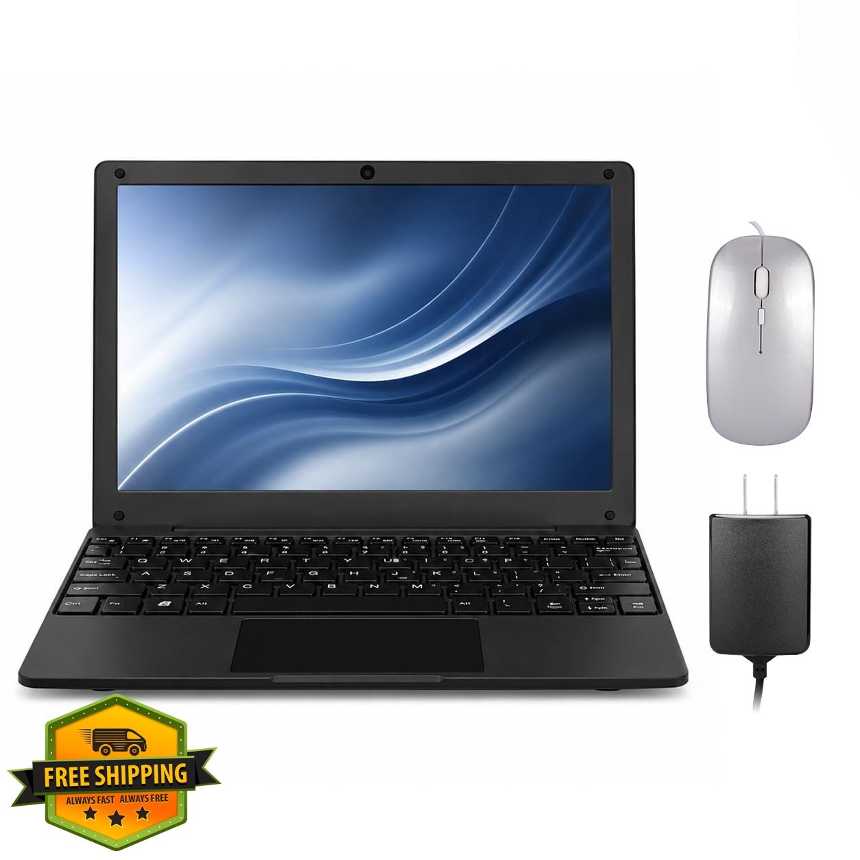 Fwmntu 10.1″ Android 13 Laptop Black
