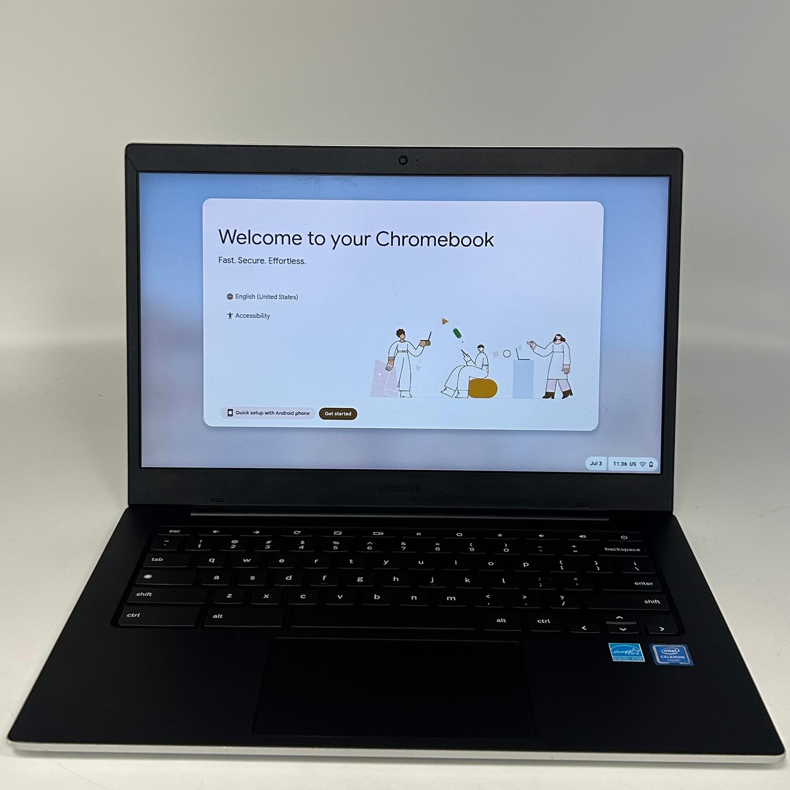 Samsung Chromebook XE345XDA 14″ Intel Celeron N4500, 1.1GHZ, 4GB RAM