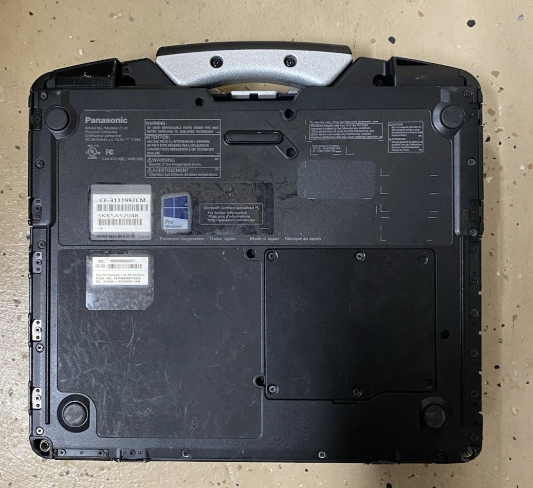 Panasonic Toughbook CF31 MK5 CORE I5-5300U 2.30GHZ 16GB RAM 256GB SSD Win 11 Pro
