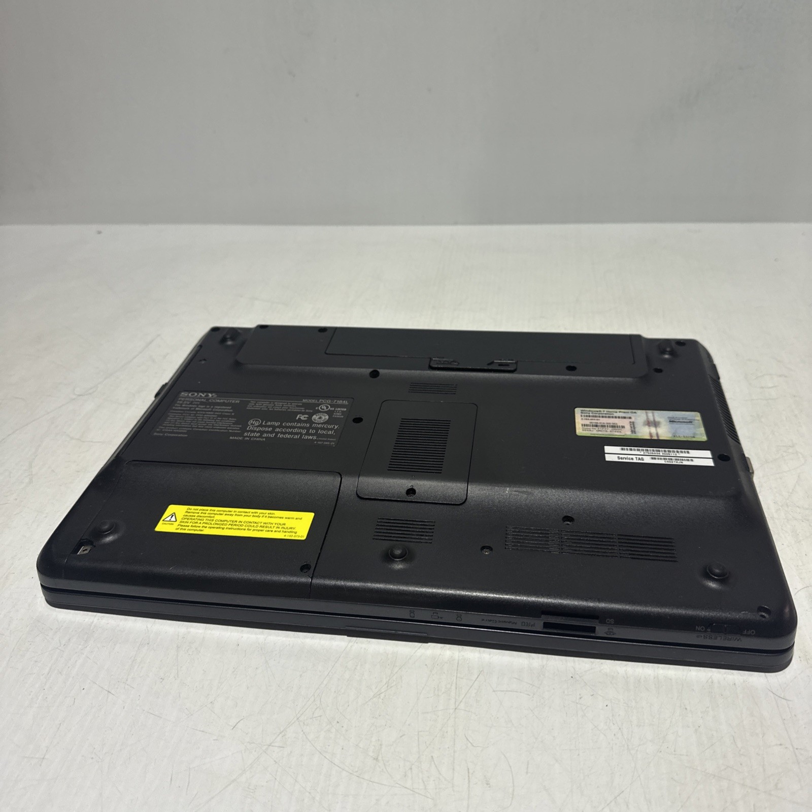 Sony Vaio VGN-NW238F Intel Pentium 8gb Ram No Drives Boots Bios