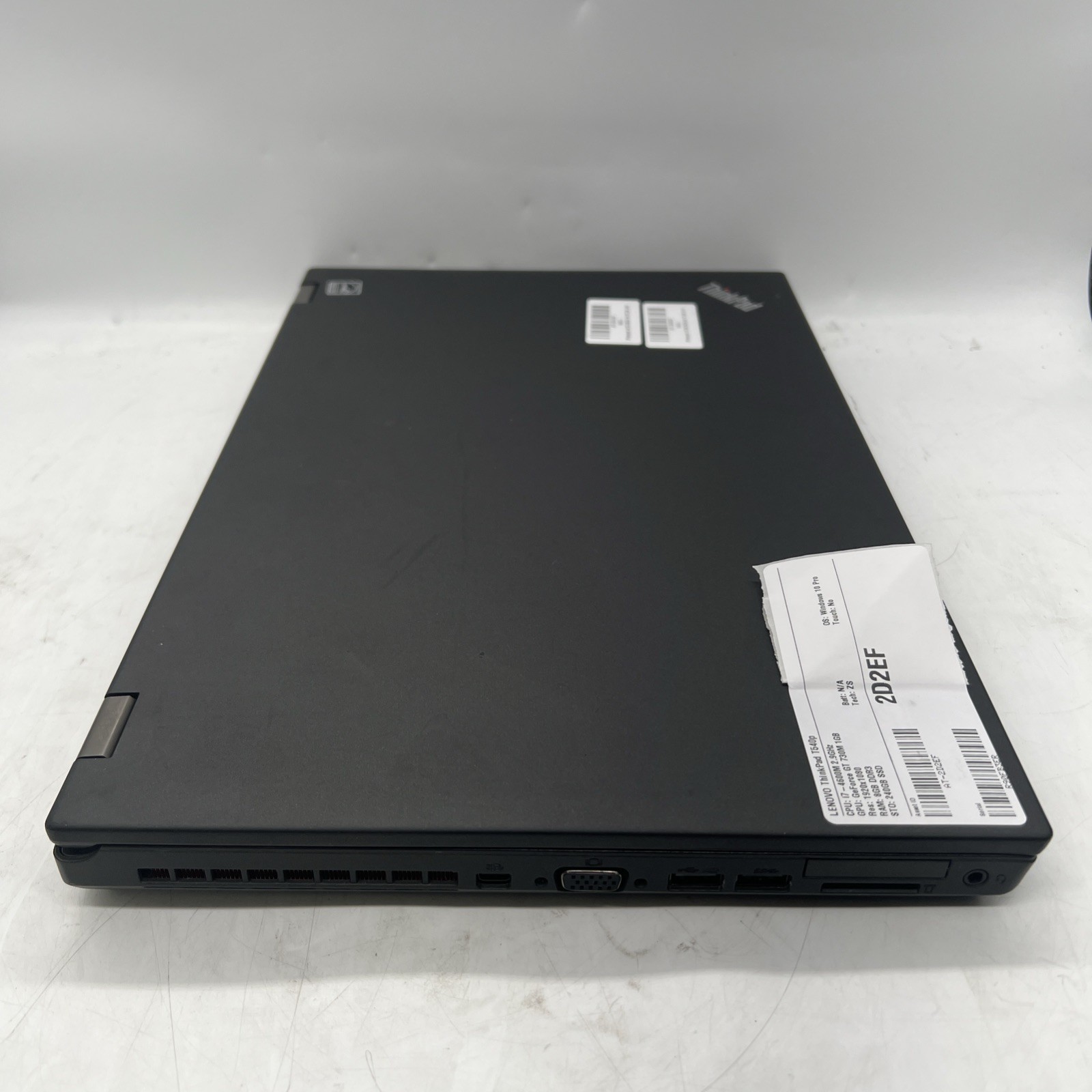 Lenovo ThinkPad T540p Intel i7 4600M 2.9GHz 8GB Ram GT 730M 240GB SSD Win10P