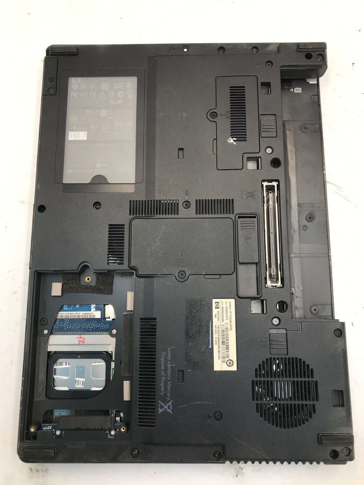 HP Compaq 6910p Intel Core 2 Duo 2.1 GHz 14″ Laptop – BOOTS BIOS -MZ