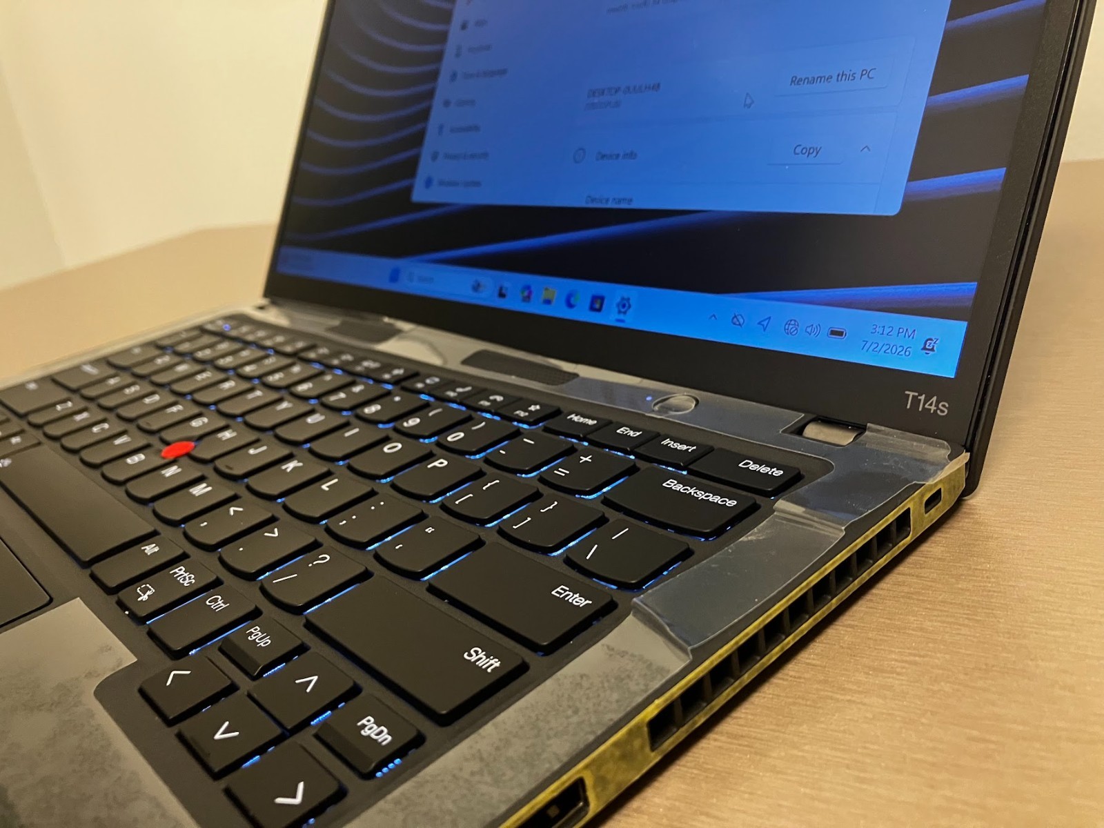 Lenovo ThinkPad T14s (Gen3) i7 with 32GB RAM, 512GB NVME and Win11 pro
