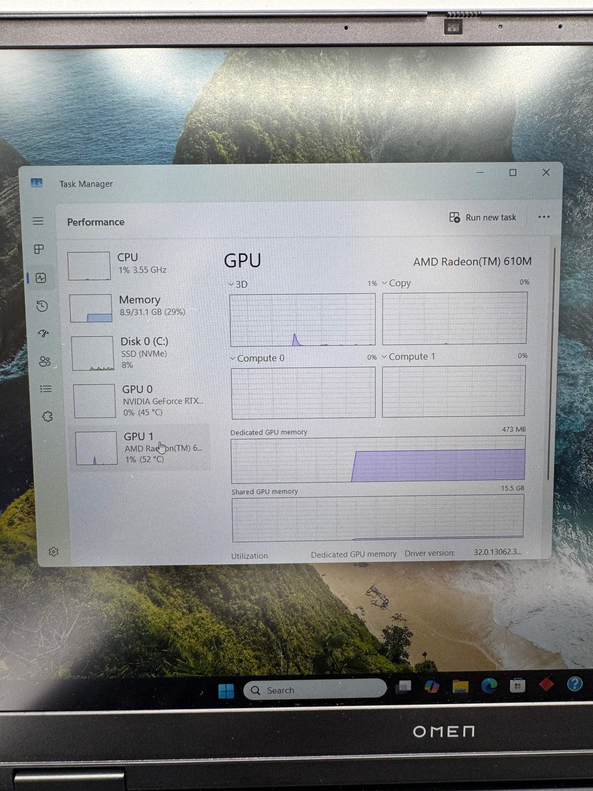HP Omen 16-ap0053dx 16″ Ryzen 9 8940HX 2.4GHz 32GB RAM 1TB SSD GeForce RTX 5060