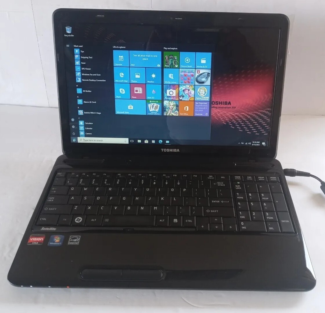 TOSHIBA SATELLITE L655D-S 15.6″ AMD TURION ll 2.30GHz 4GB 500GB WIN 7 PRO