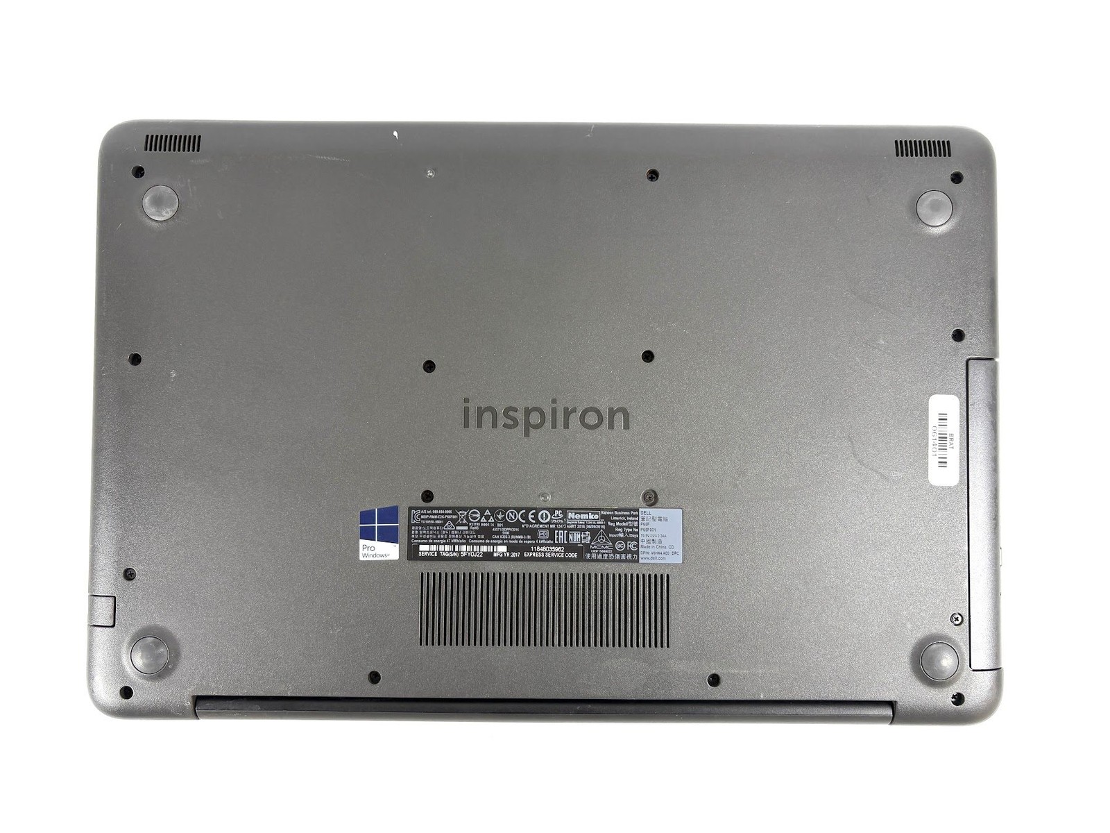 Dell Inspiron 5567 – 15.6″ FHD, 2.7GHz i7, 8GB RAM, 1TB HDD, Windows 11 Pro
