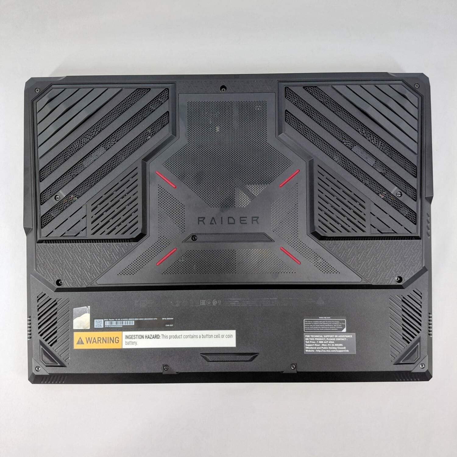 MSI Raider 18 HX A14VHG 18″ i9-14900HX 2.2GHz 32GB RAM 2TB GeForce RTX 4080