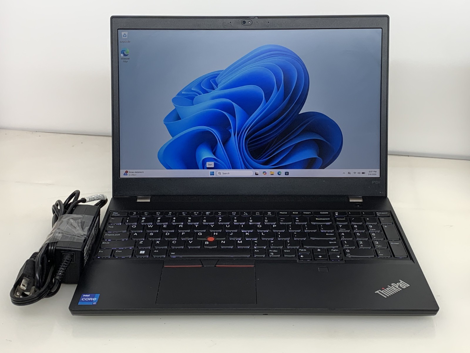 LENOVO THINKPAD P15V GEN3 i7-12700H@ 2.30GHz 16GB RAM 512GB NVMe W11P W/AC *QTY