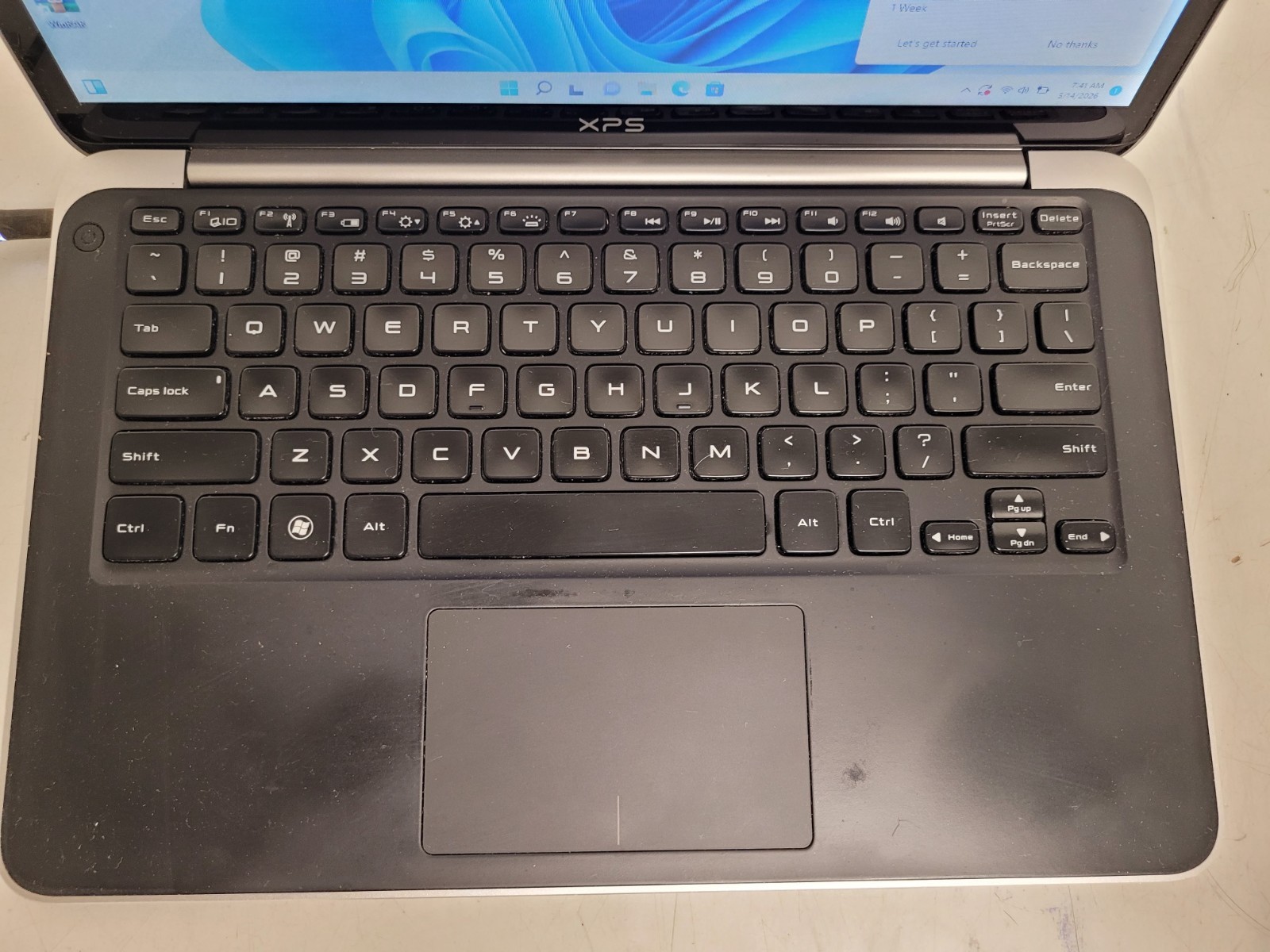 Dell xps L321x 13″ i7-2637m 1.7gh 4gb onboard ram 256gb ssd w11p charger 9TGVCT1