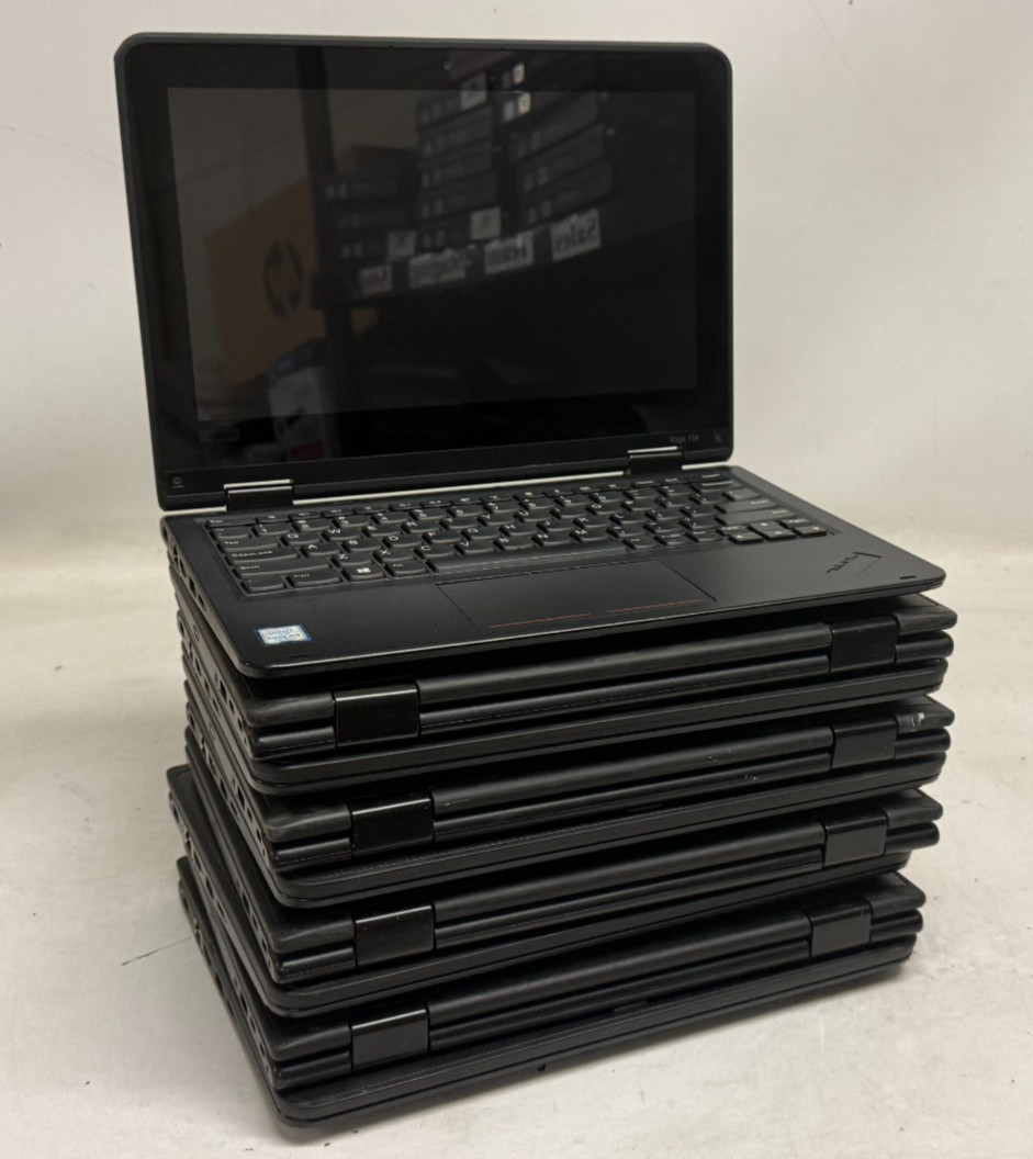 Lenovo ThinkPad Yoga 11e 5th Gen (m3-7Y30 – 8GB RAM – NO OS/HDD) – Lot of 9