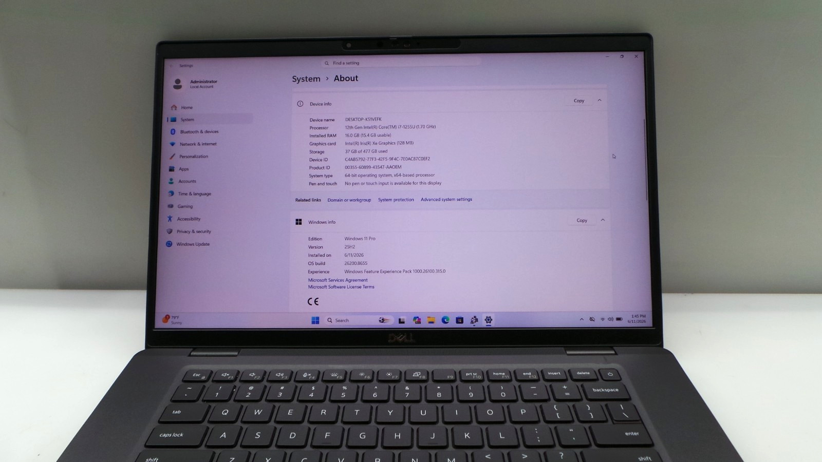 Dell Latitude 7530 | 15.6″ | i7-1255U | 16GB 512GB SSD | Win 11 Pro