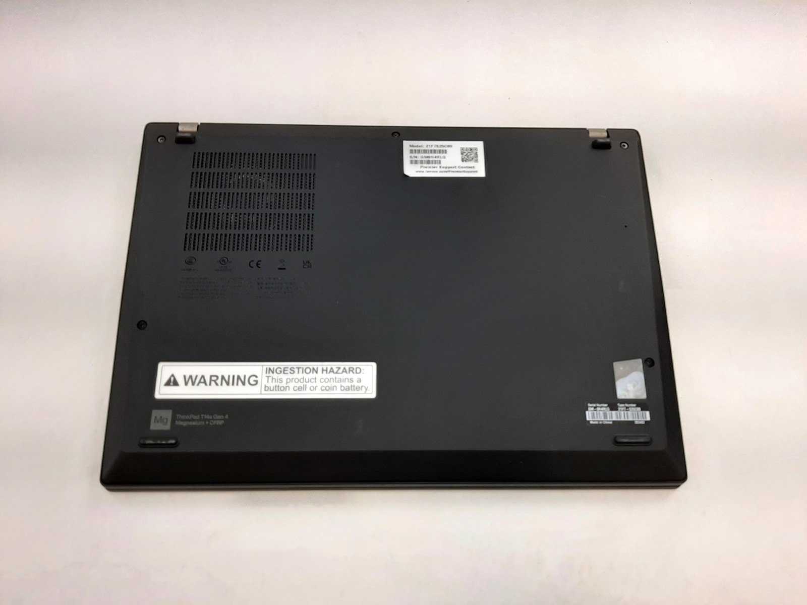 Lenovo ThinkPad T14s Gen 4, i5-1345U 1.60GHz, 16GB RAM, 256GB NVMe, No AC C4*140
