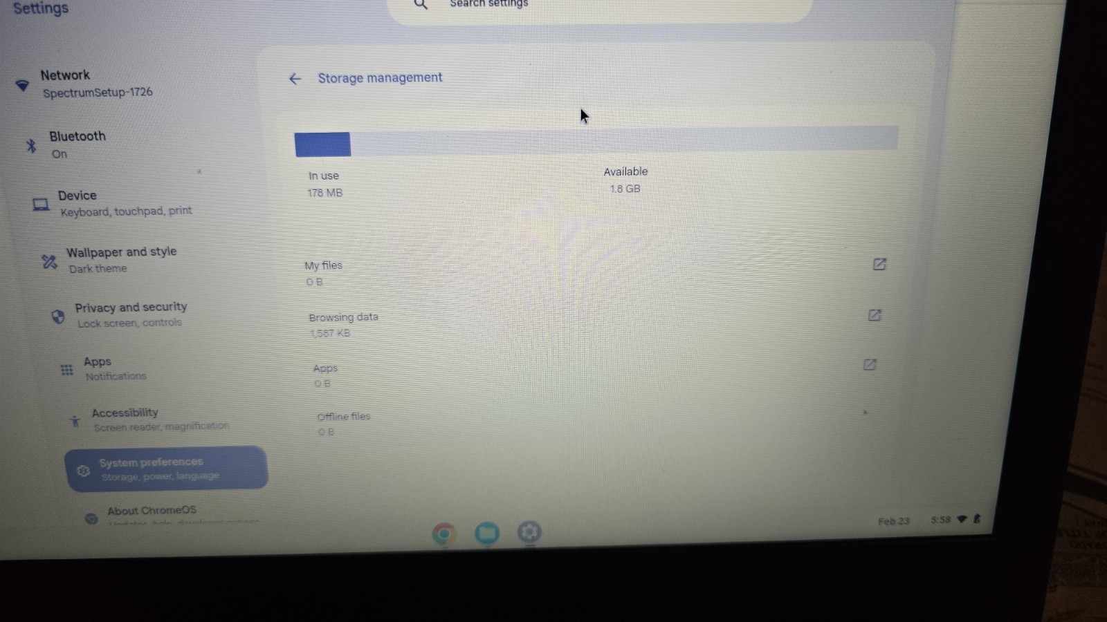 Lenovo Chromebook Laptop Black Chrome OS Bluetooth Wi-Fi Webcam