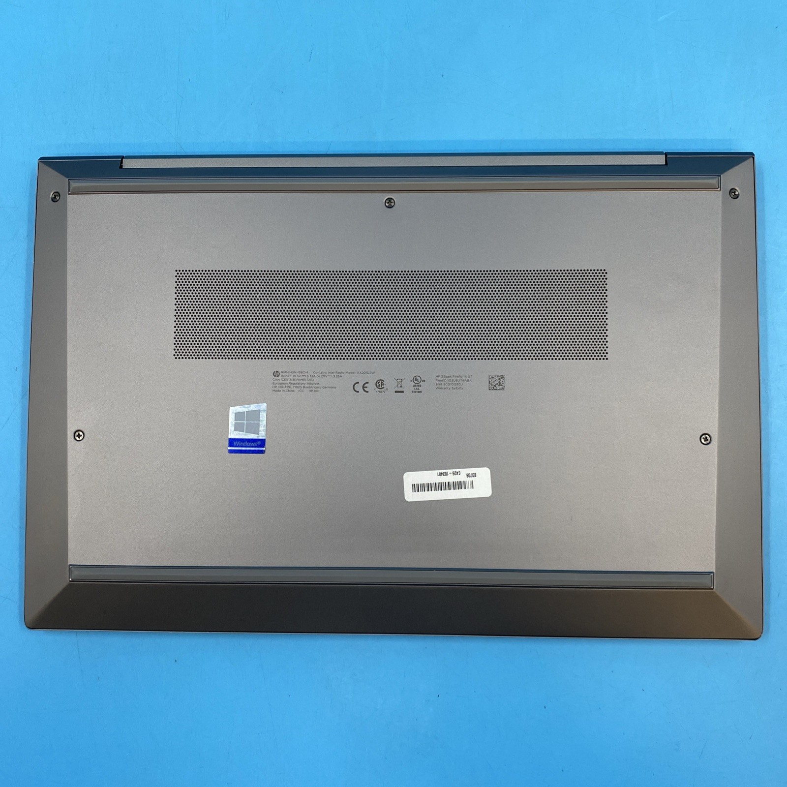 HP ZBook FireFly G7 | i7-10510U | 16GB RAM | Quadro P250 | NO SSD/OS | 77% BATT