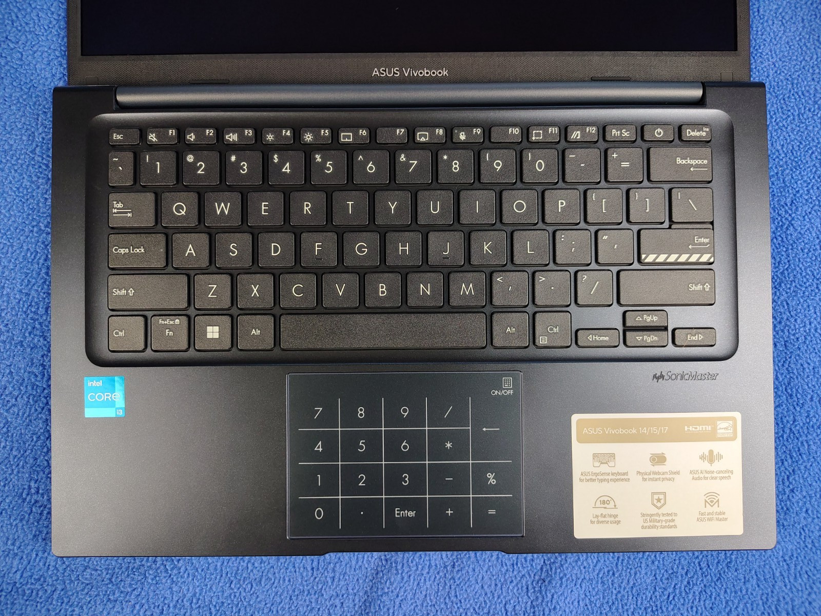 ASUS Vivobook 14″ FHD Laptop Intel Core i3 8GB RAM 128GB SSD X1404VA-I38128