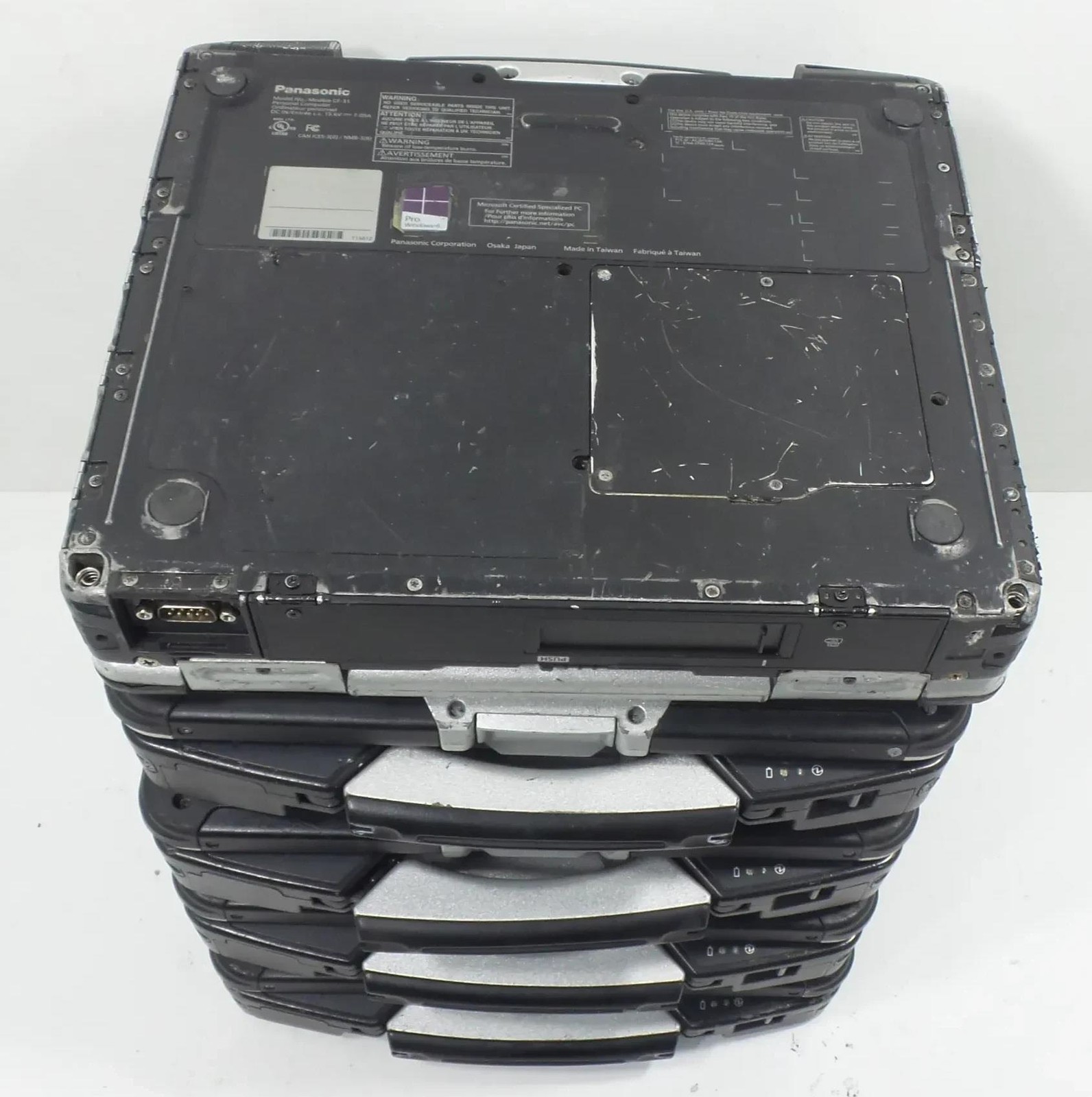 Lot of 5 Panasonic Toughbook CF-31 Core i5-3340M 2.7GHz 4GB – No HDD