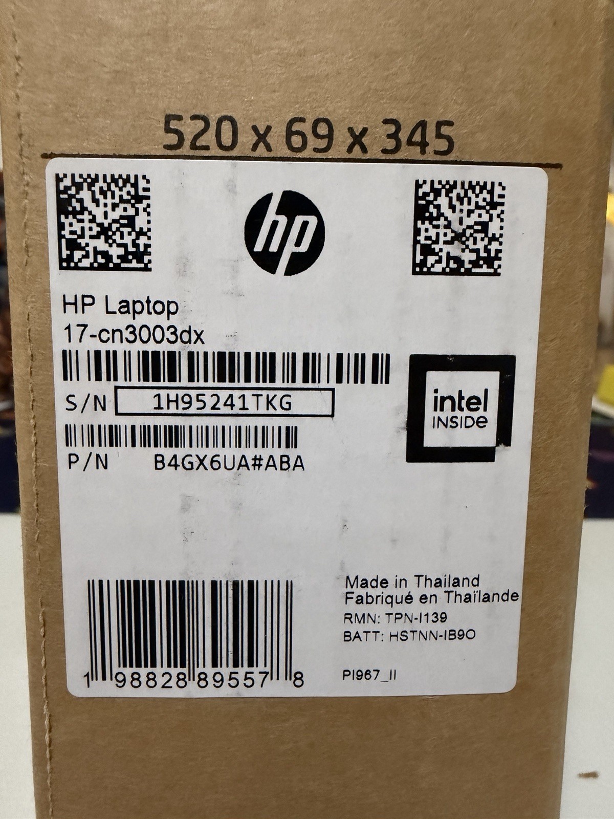 New HP 17.3 “ HD+ Laptop – Intel Core i3 N305 – 8 GB Memory – 256 SSD – Silver