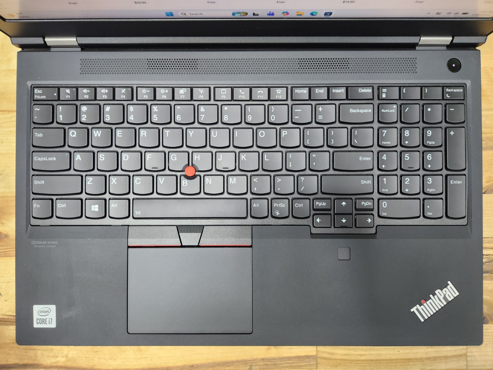 Lenovo ThinkPad P15 Gen 1 15.6″ FHD i7-10750H 2.6GHz 32GB 512GB SSD Win 11 Pro ~