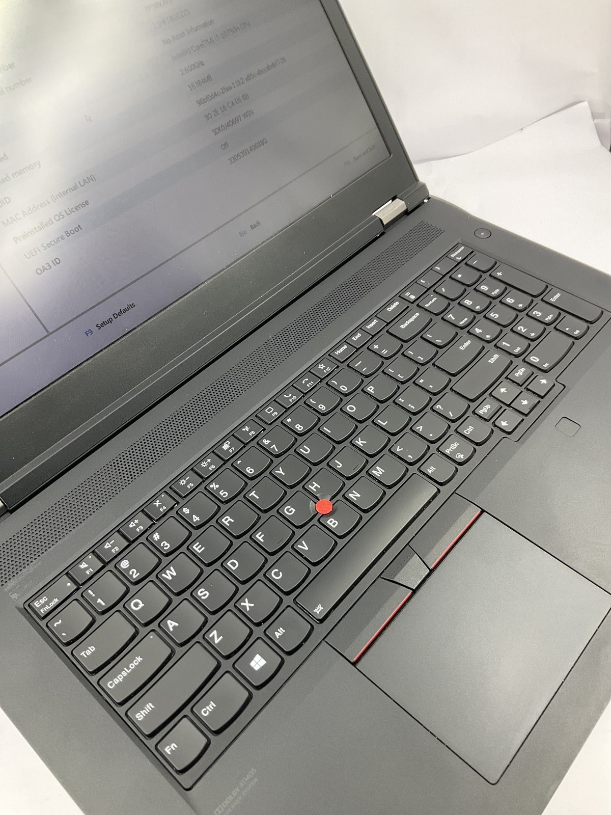 Lenovo ThinkPad P17 Gen 1 17.3″ Core i7-10750H 512GB 16GB B Win 11 Pro T2000