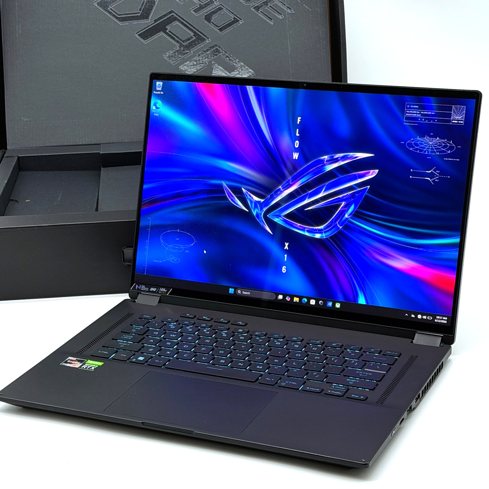 ROG Flow X16 GV601 16 QHD+ TOUCH 3.3GHz Ryzen 9 *UPGRADED 32GB RAM* RTX 3060