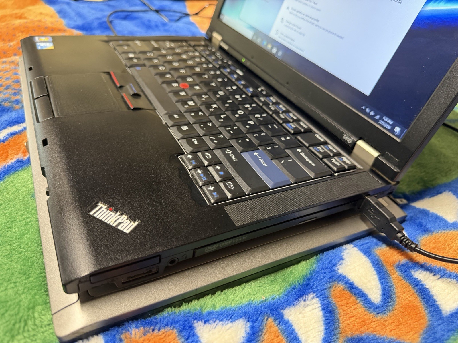 Lenovo Thinkpad T410 14.1” Win10Pro Intel i5-2.40, 4GB, 160GB, DVD-RW, Wifi #002