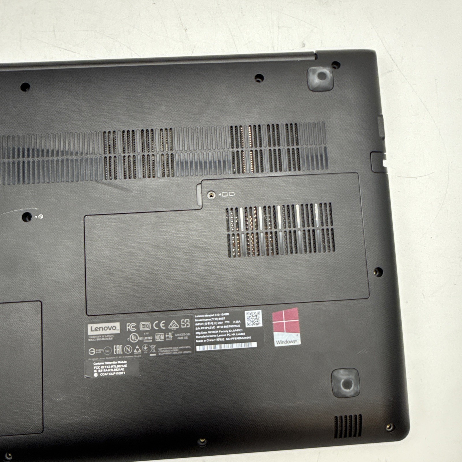 Lenovo IdeaPad 310-15ABR Laptop NO RAM/HDD AMD A10 7th Gen – L25