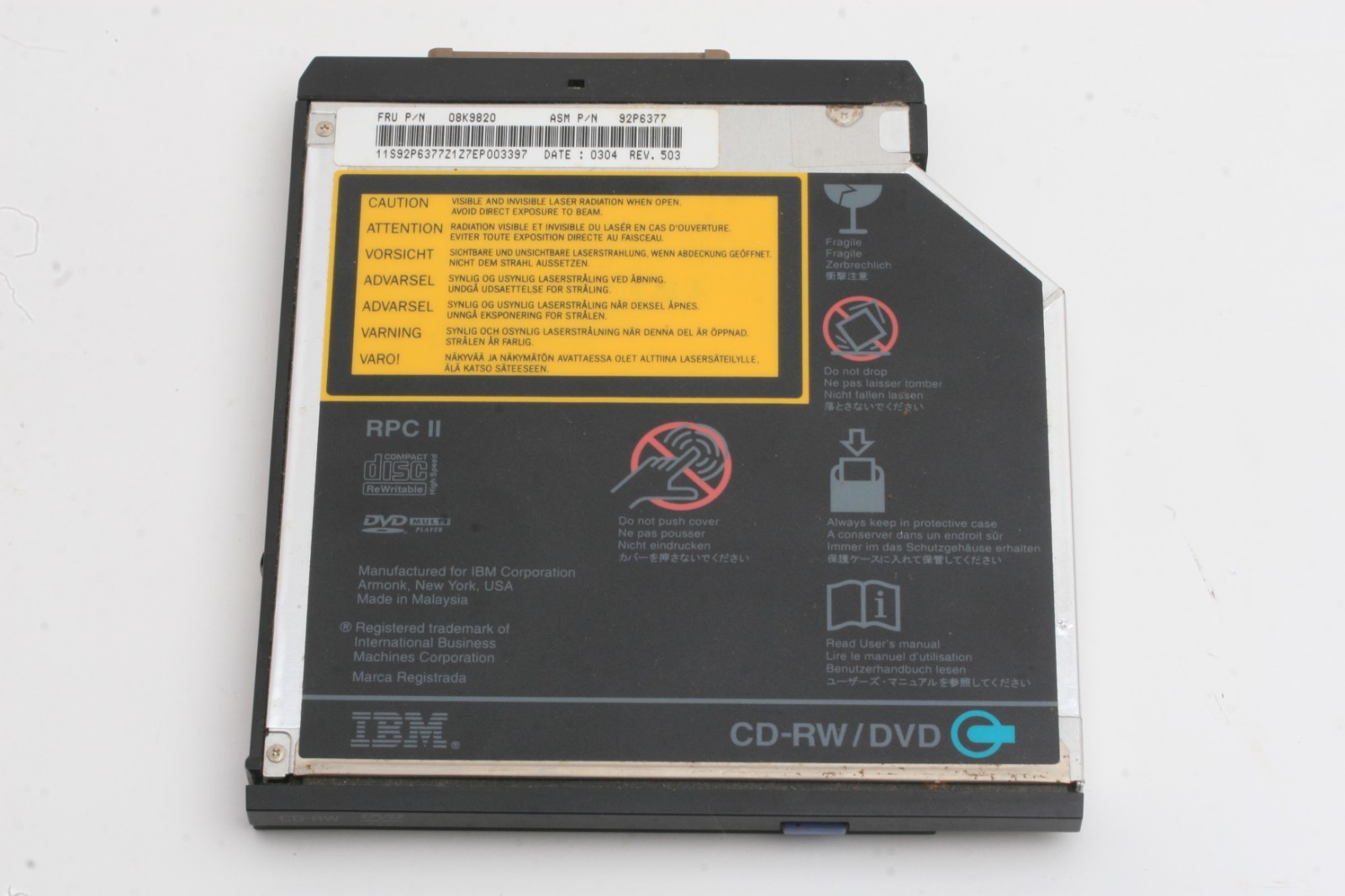 IBM T30 Windows XP Laptop with Charger, Floppy Disk Drive, DC/DVD Drive