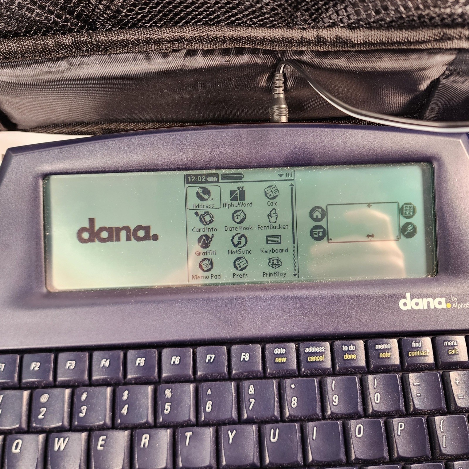 AlphaSmart Dana Palm OS Laptop Word Processor with Case Stylus Manual