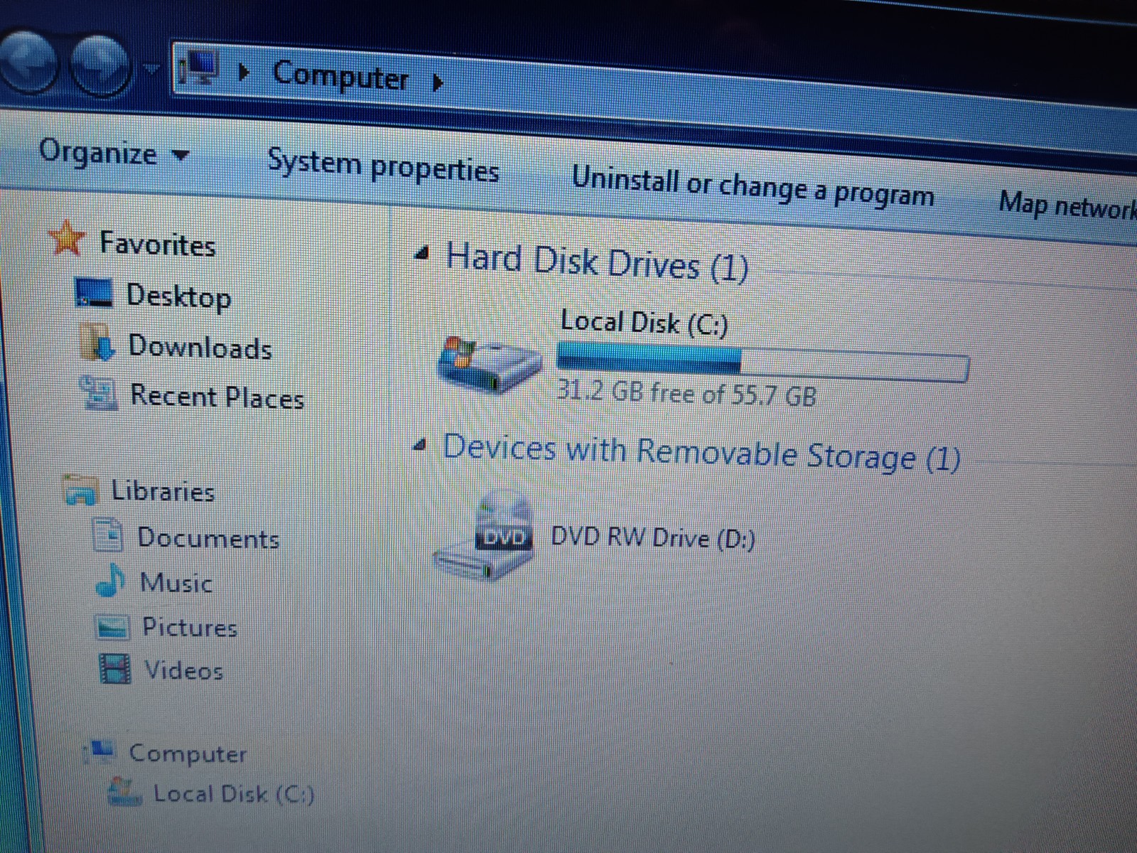 Hp Presario CQ50/Amd Athlon QL-60 1.90ghz/4gb/60gbSSD/Windows 7 Home/Webcam/15.4