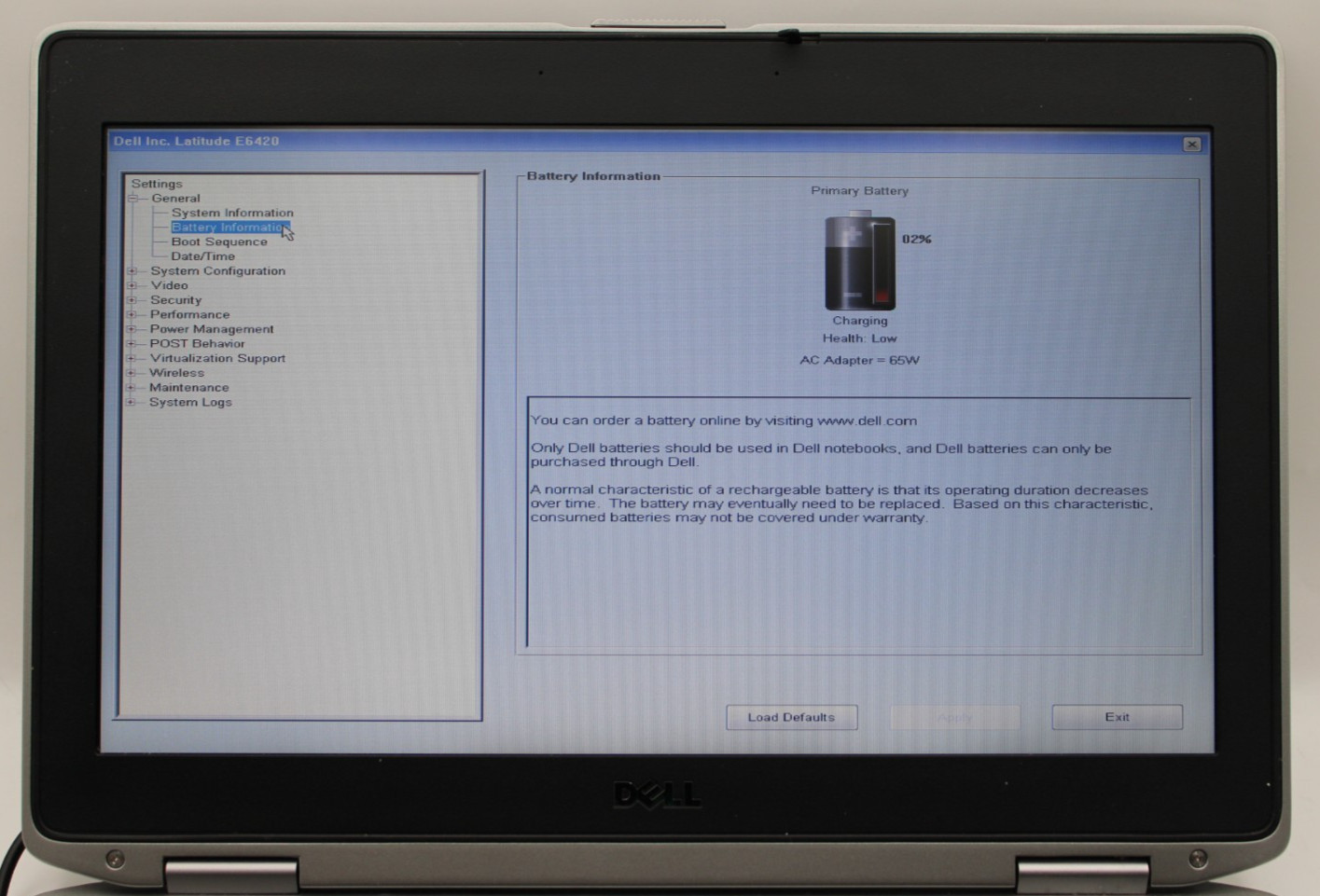Dell Latitude E6420 i5-2520M@2.5GHz 4GB DDR3 NO STORAGE OR OS *USED/TESTED*
