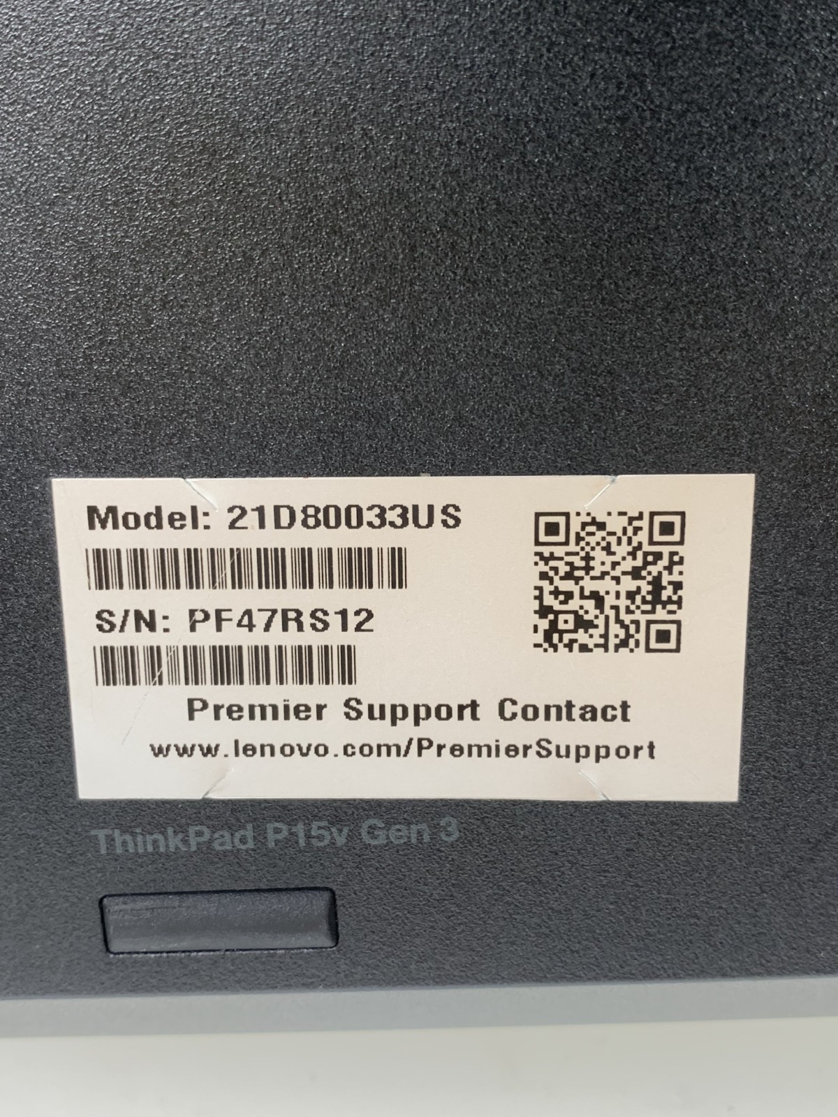 LENOVO THINKPAD P15V GEN3 i7-12700H@ 2.30GHz 16GB RAM 512GB NVMe W11P W/AC *QTY