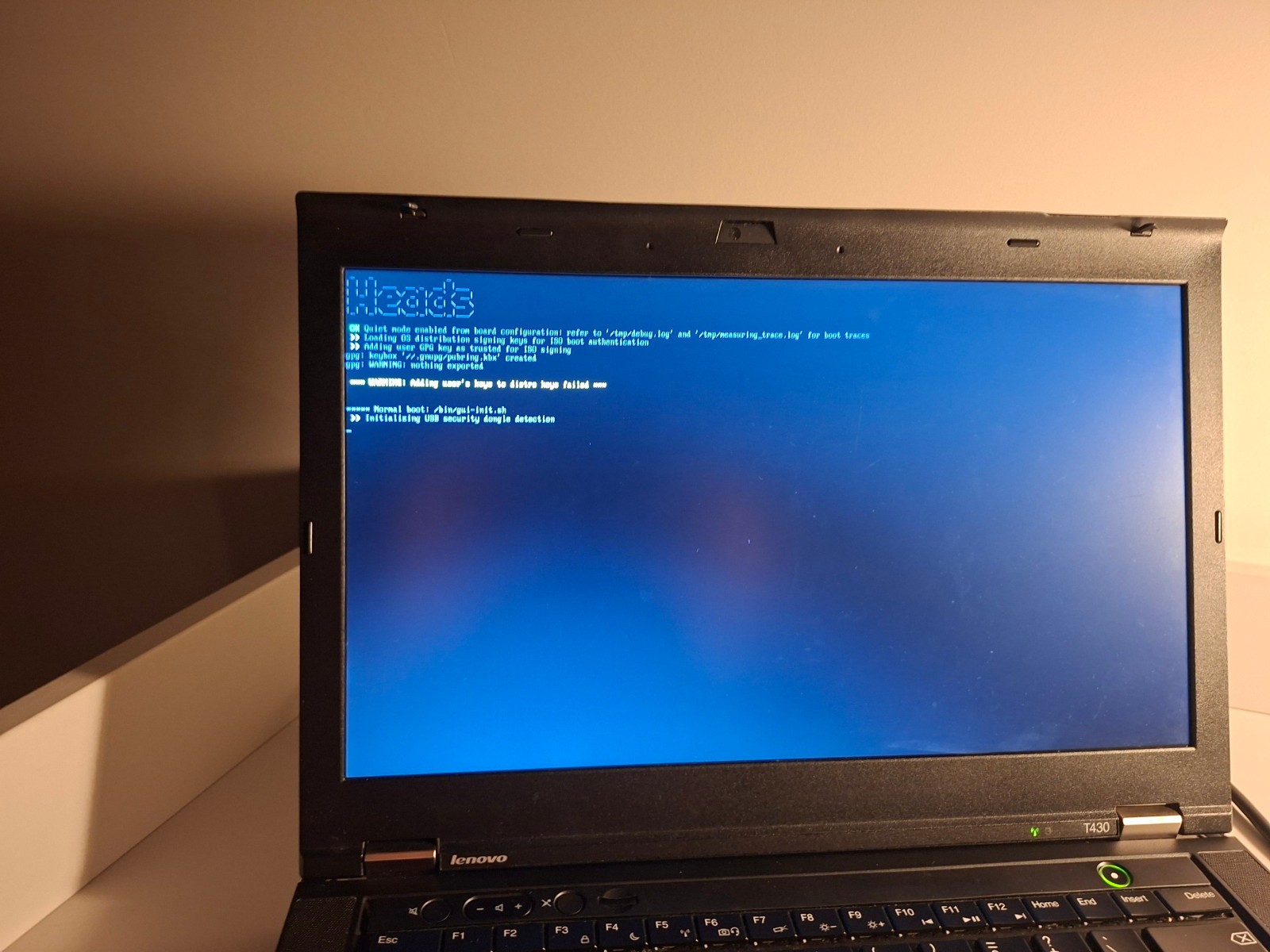 ThinkPad T430 i7 | Heads / Libreboot Qubes OS | 1600×900 | 16GB RAM | 240GB SSD