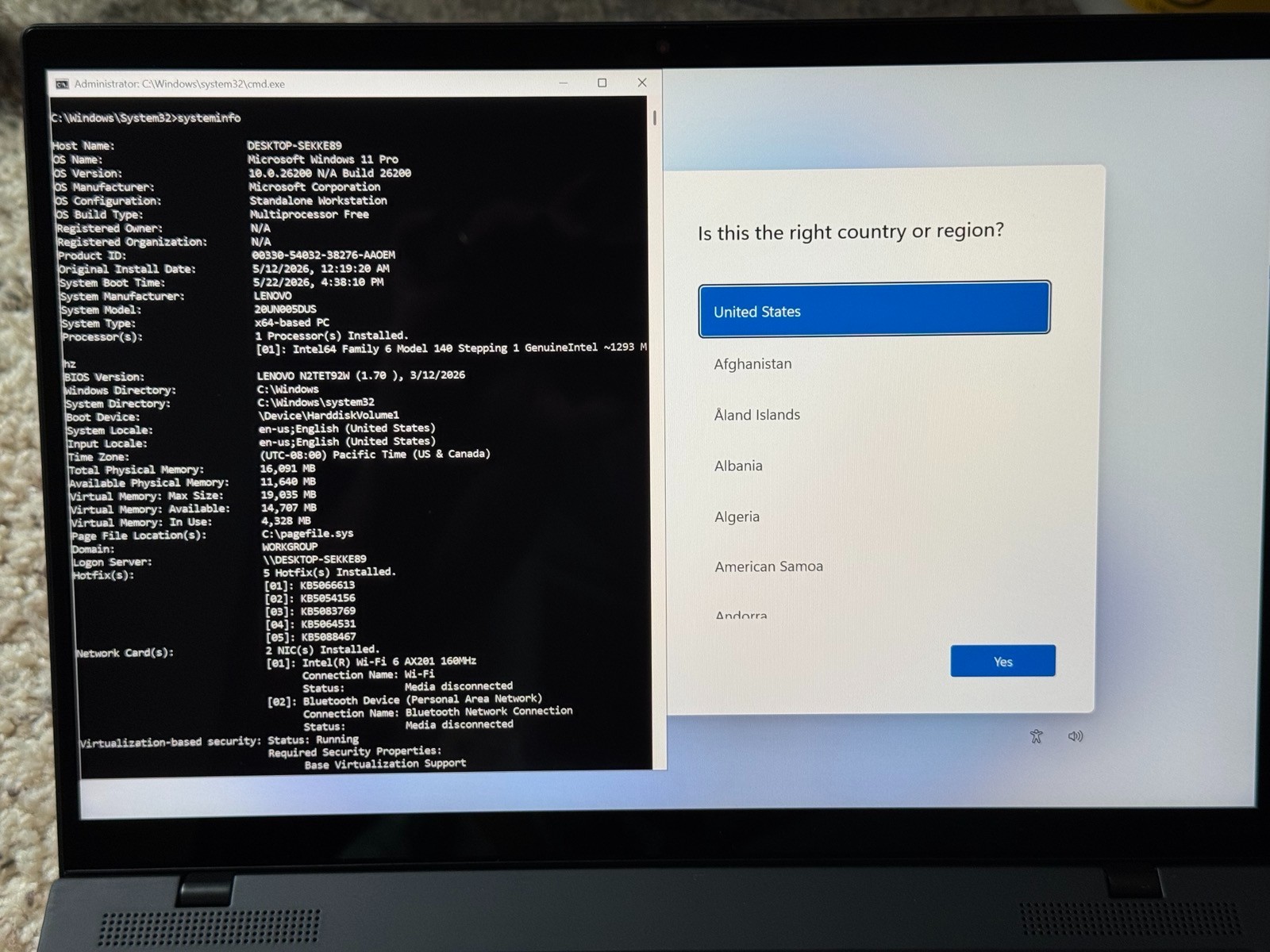 Mint Condition ThinkPad X1 Nano Gen 1