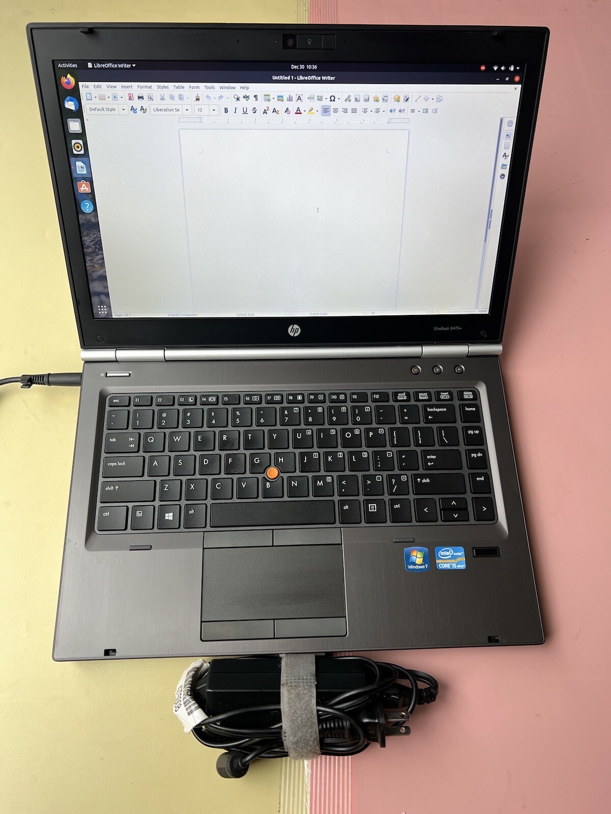 HP Elitebook 8470w Core i5-3360M 16GB RAM 500GB HDD WEBCAM BLUETOOTH 1600×900