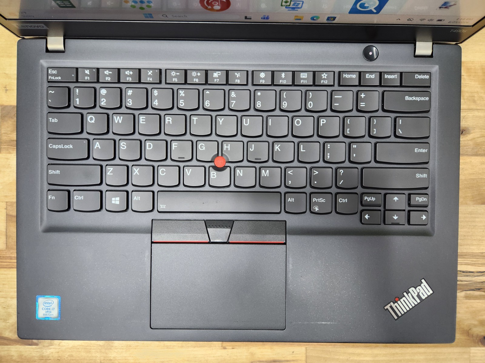 Lenovo ThinkPad T490s FHD Touchscreen i7-8665U 16GB 256GB SSD Windows 11 Pro ~