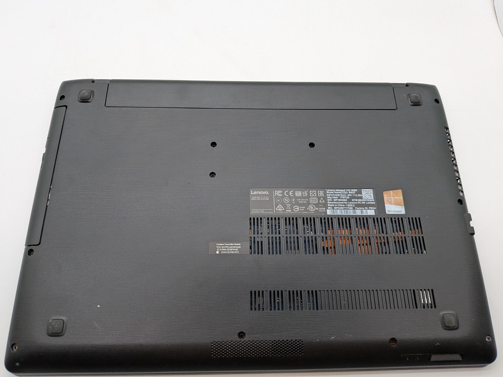 Lenovo Ideapad 110-15isk Laptop -parts Or Repair AS IS (READ)