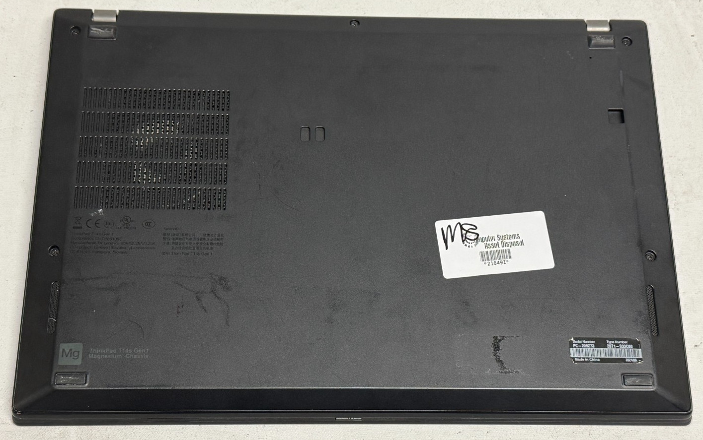 Lenovo ThinkPad T14s 14″ (i7-10510u – 16GB RAM – 512GB SSD – Win11Home)