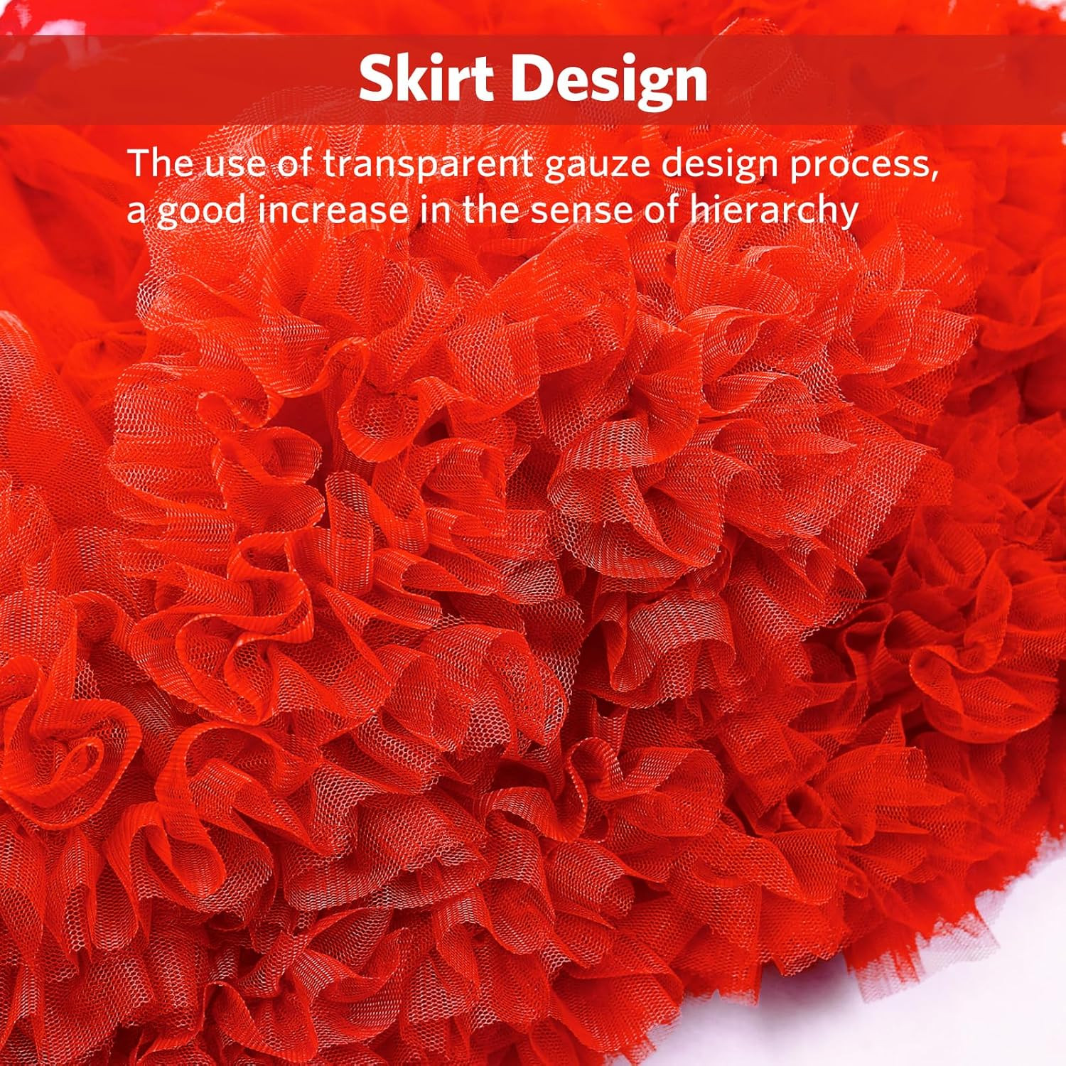 Women’s Petticoat Skirts Tulle Underskirts Chiffon Half Slips Fluffy Ballet Dres