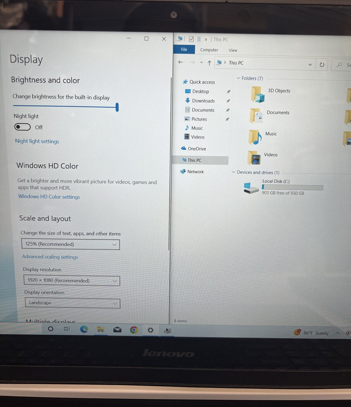 Lenovo Edge 15 80H1 TOUCH Intel Core i7-4510U 8GB 1TB HD NVIDIA 840M *FOR PART*