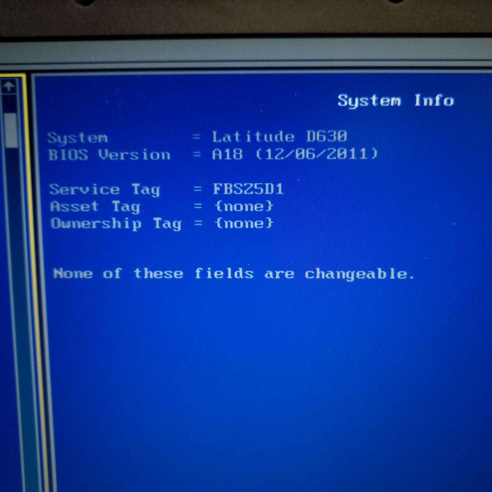 Dell Latitude D630 14″ Laptop Core 2 Duo T7250 2.0GHz 1GB No HDD BIOS Tested