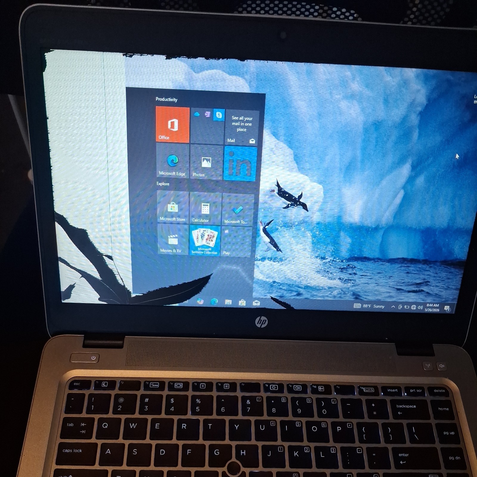 HP EliteBook 840 G4, Intel Core I5 7th Gen, 16GB RAM, 256GB SSD, For Parts
